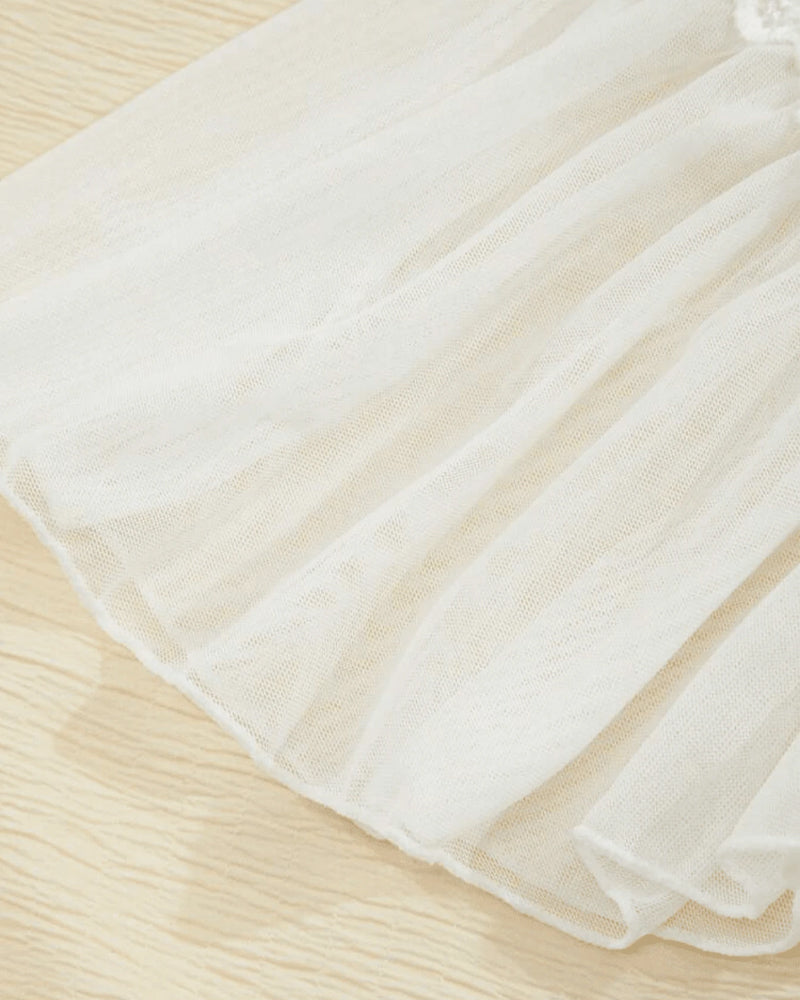 Sexy Hollow Lace See-through Open Crotch One-piece Pajamas