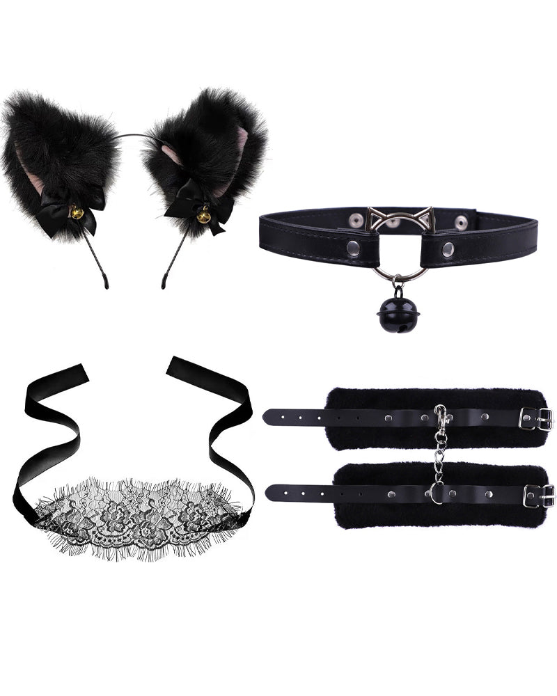 Sexy Headdress Neck Accessory Props Set