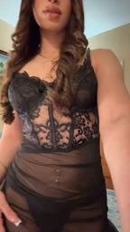 Lace See-through Mesh Camisole Nightgown and Robe Set