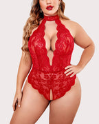 avidlove plus size lingerie for women sexy bodysuit deep v teddy one piece lace babydoll 16 24 plus
