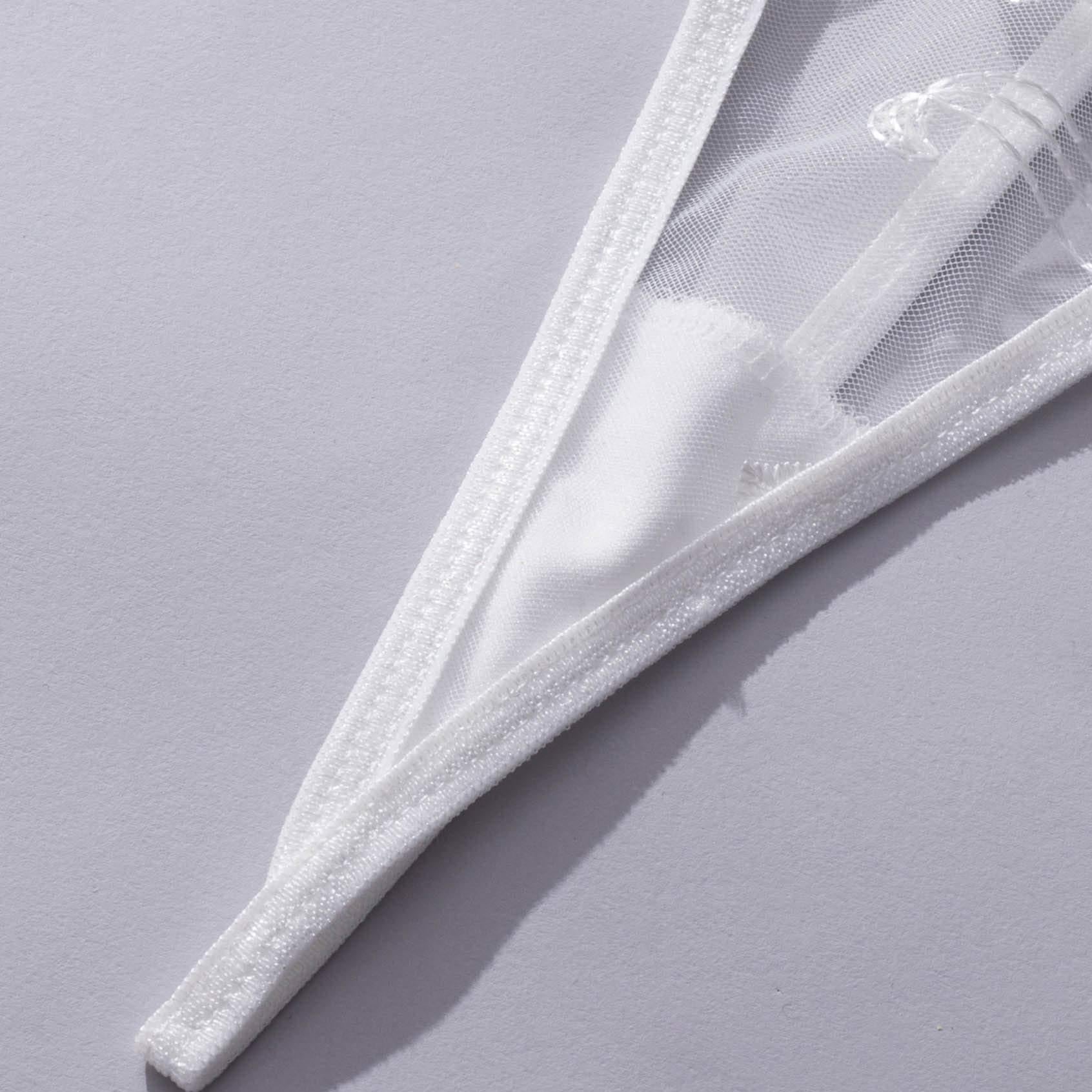 Romantic White Floral Lace Lingerie Set