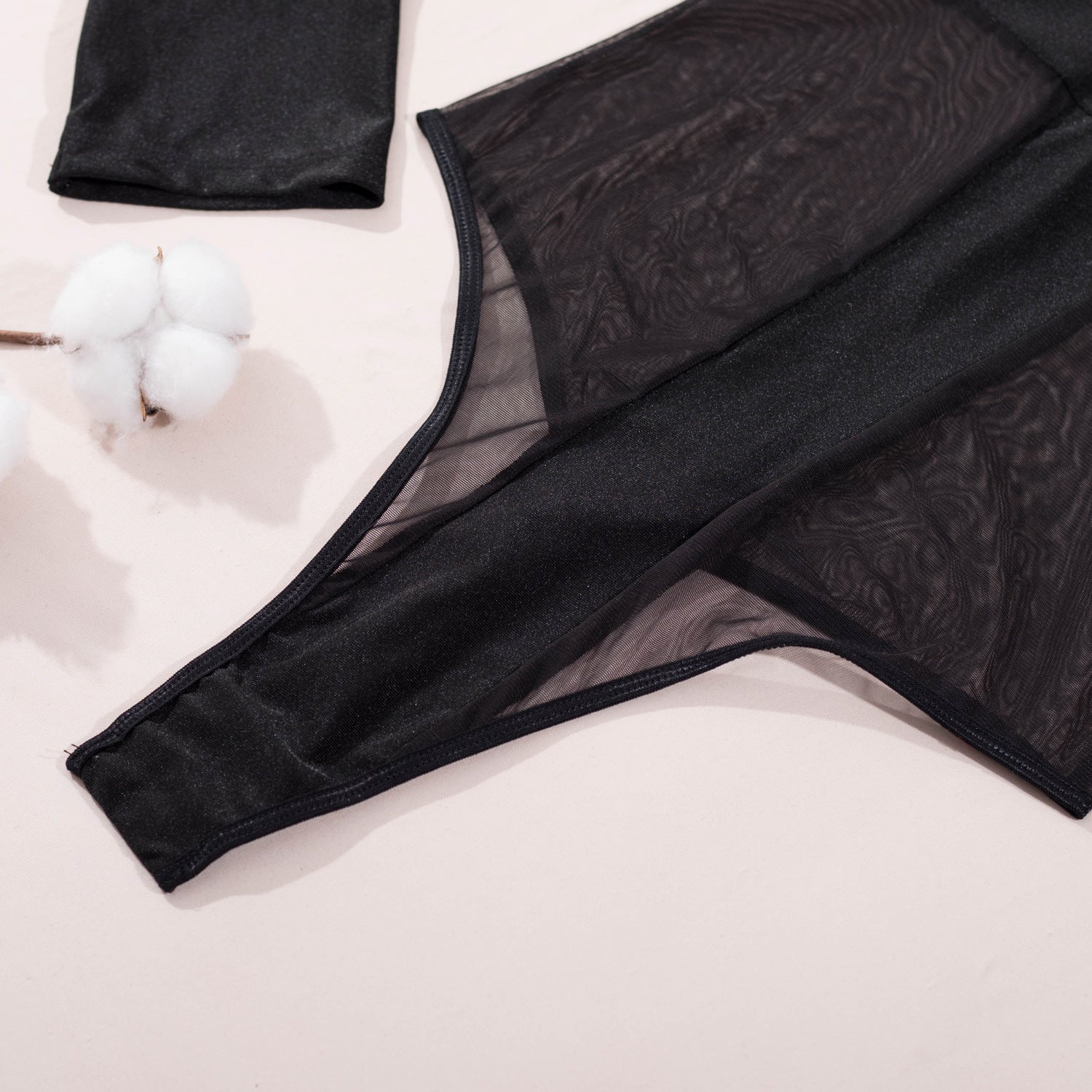 Erotic High-Neck Mesh Teddy to Ignite Your Intimacy