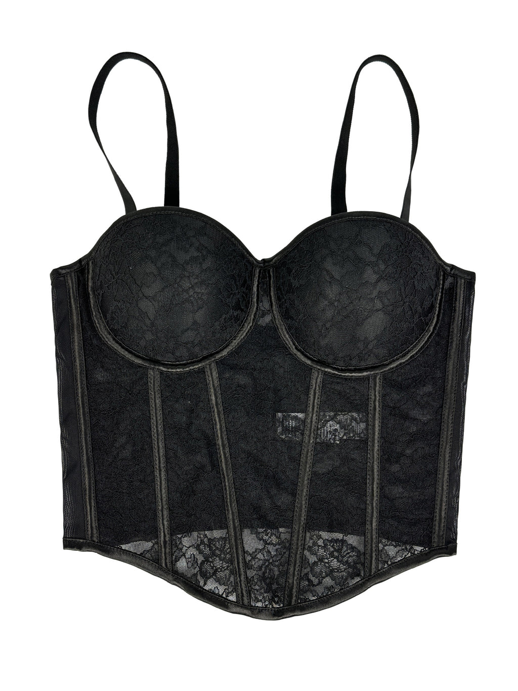 Floral Lace Corset Bustier