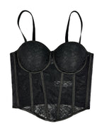Floral Lace Corset Bustier