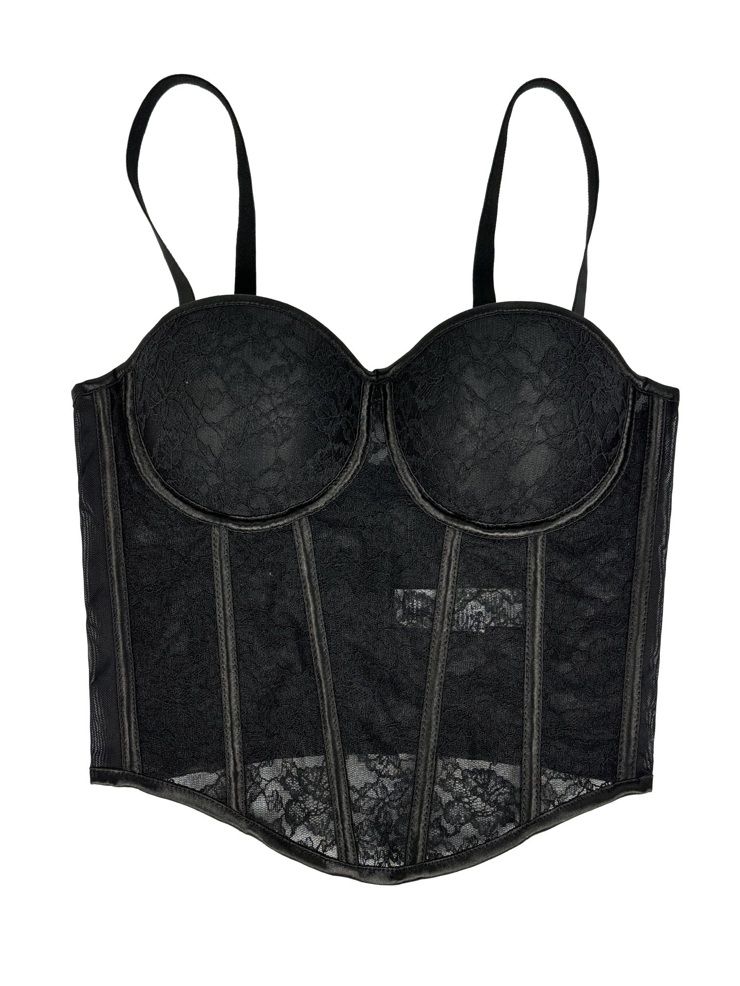 Floral Lace Corset Bustier