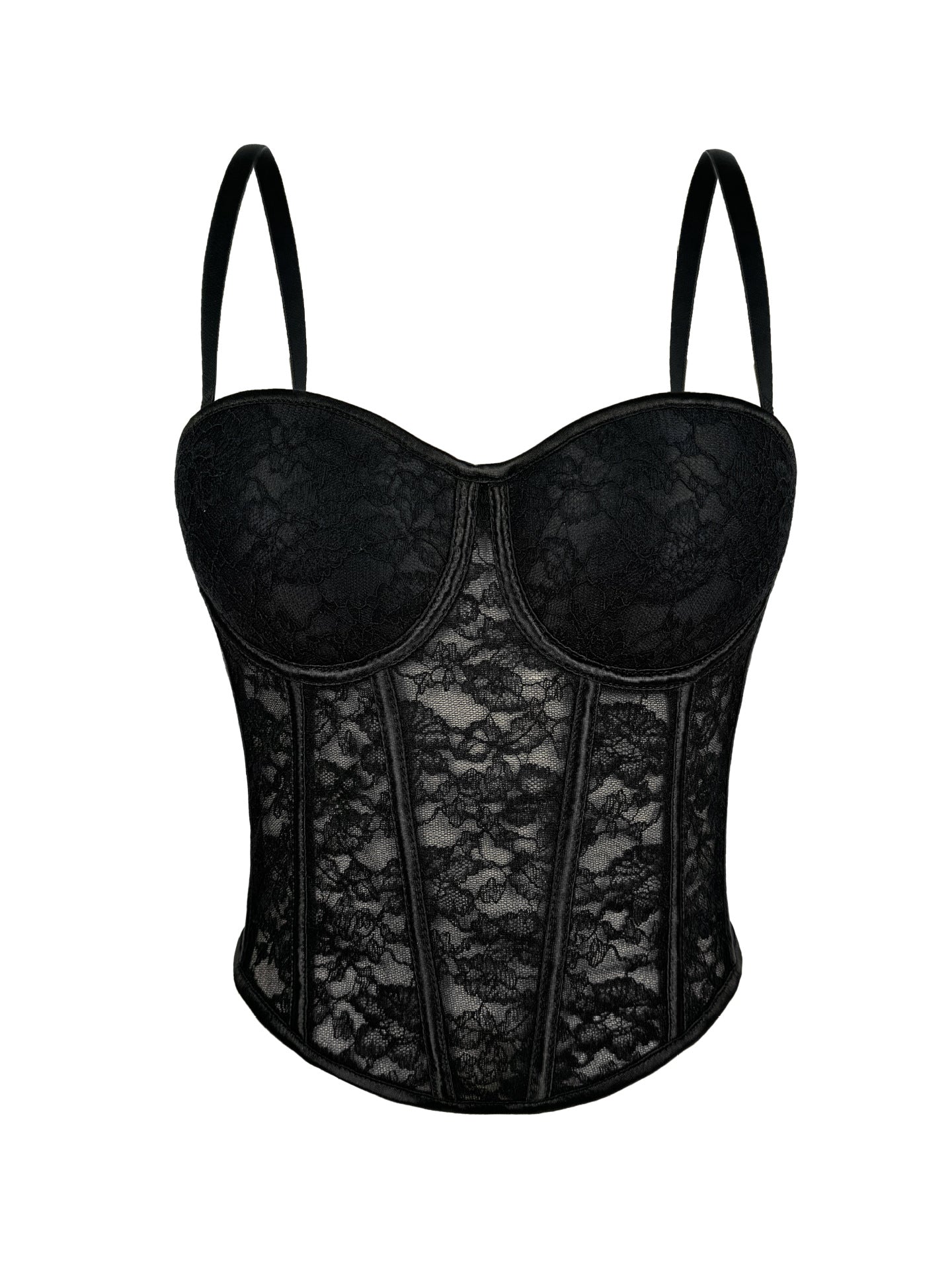 Floral Lace Corset Bustier