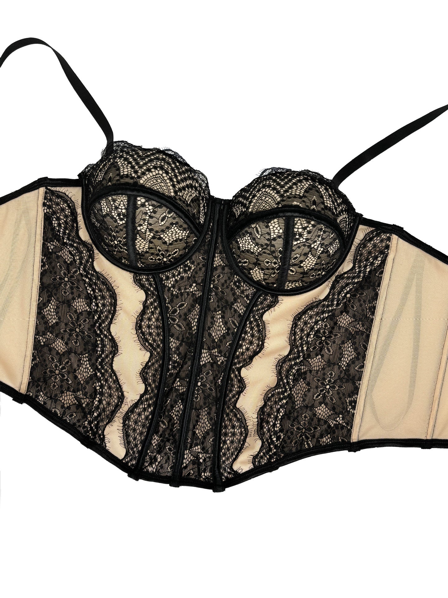 Floral Lace Corset Lingerie Top