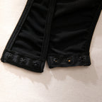 Pearl‑Embellished Floral Lace Open‑Back Teddy Bodysuit