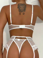 Seductive Sheer Lace Lingerie Set