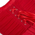 Halter Neck Push-Up Shapewear Corset Top with Boning And Lace-Up Detail
