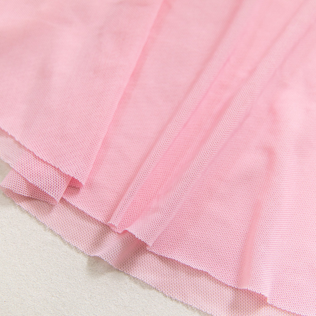 Floral‑Embroidery Mesh Babydoll