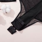 Erotic High-Neck Mesh Teddy to Ignite Your Intimacy