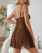 Lace Babydoll with Front Slit