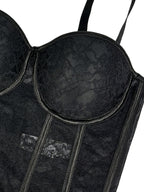 Floral Lace Corset Bustier
