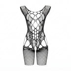 Sexy Hollow-Out Sheer Mesh Bodysuit