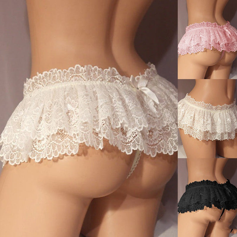 Women's Lace Triangle Panties – Sexy Seamless Underwear