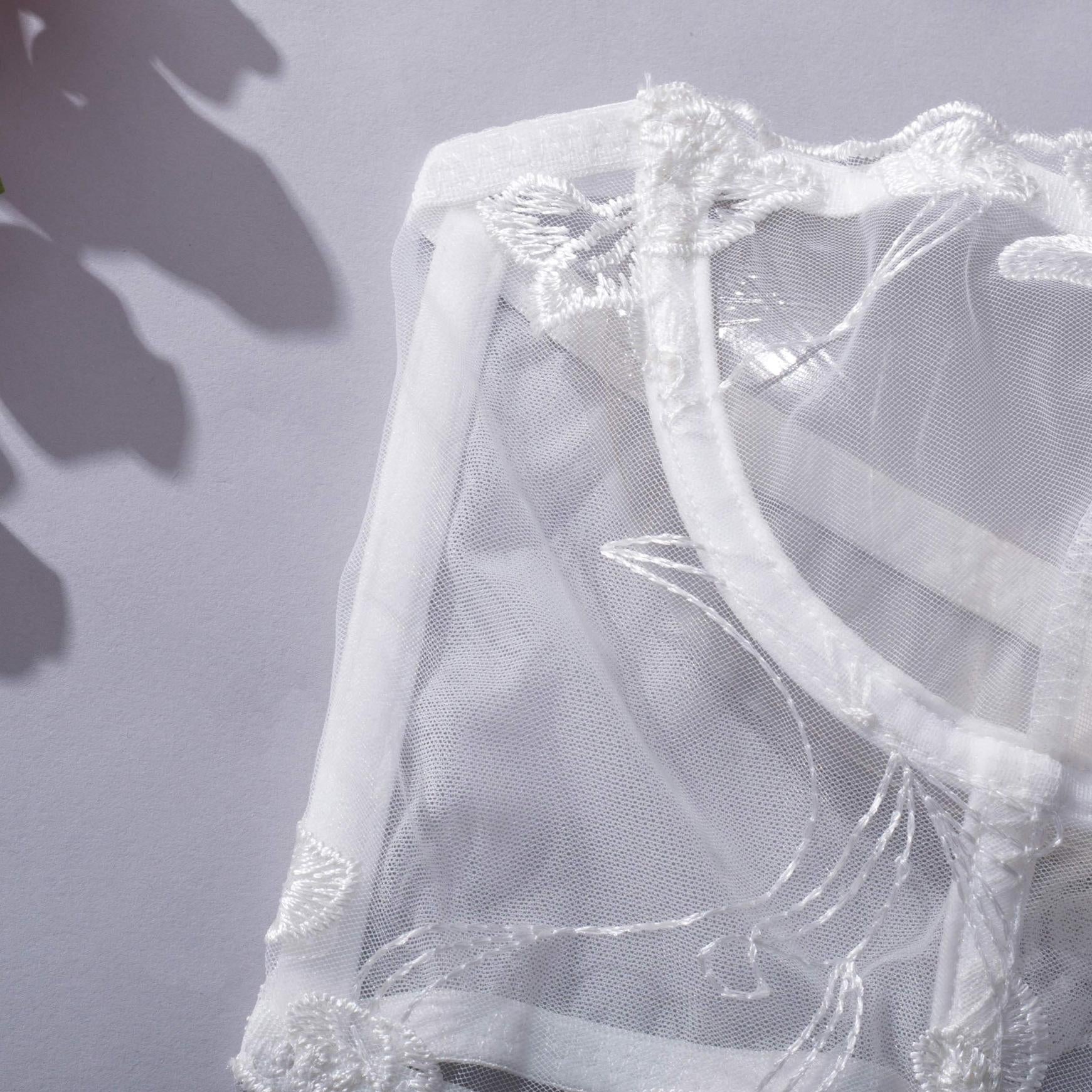 Romantic White Floral Lace Lingerie Set