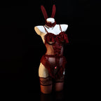 Flirty Bunny Costume Lingerie Bodysuit