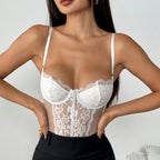 Sexy Lace Camisole Bodysuit