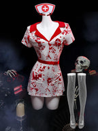 Horror Nurse Role-Play Costume Dress for Halloween And Cosplay