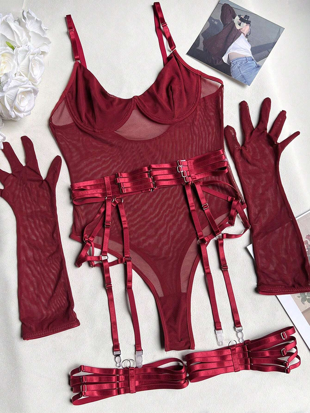 Bandage Erotic One-Piece Lingerie