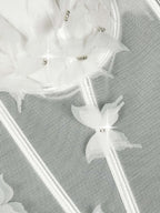 Butterfly Appliqué Corset Lingerie Top