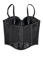 Floral Lace Corset Bustier