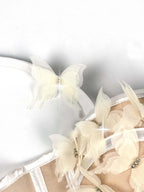Butterfly Appliqué Corset Lingerie Top