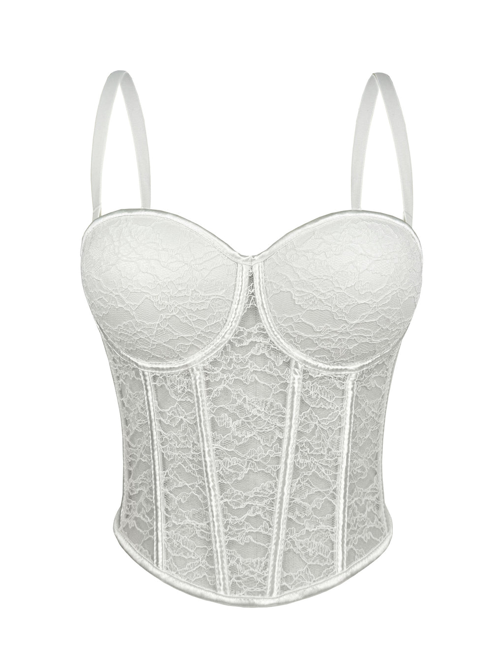 Floral Lace Corset Bustier