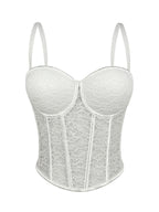 Floral Lace Corset Bustier