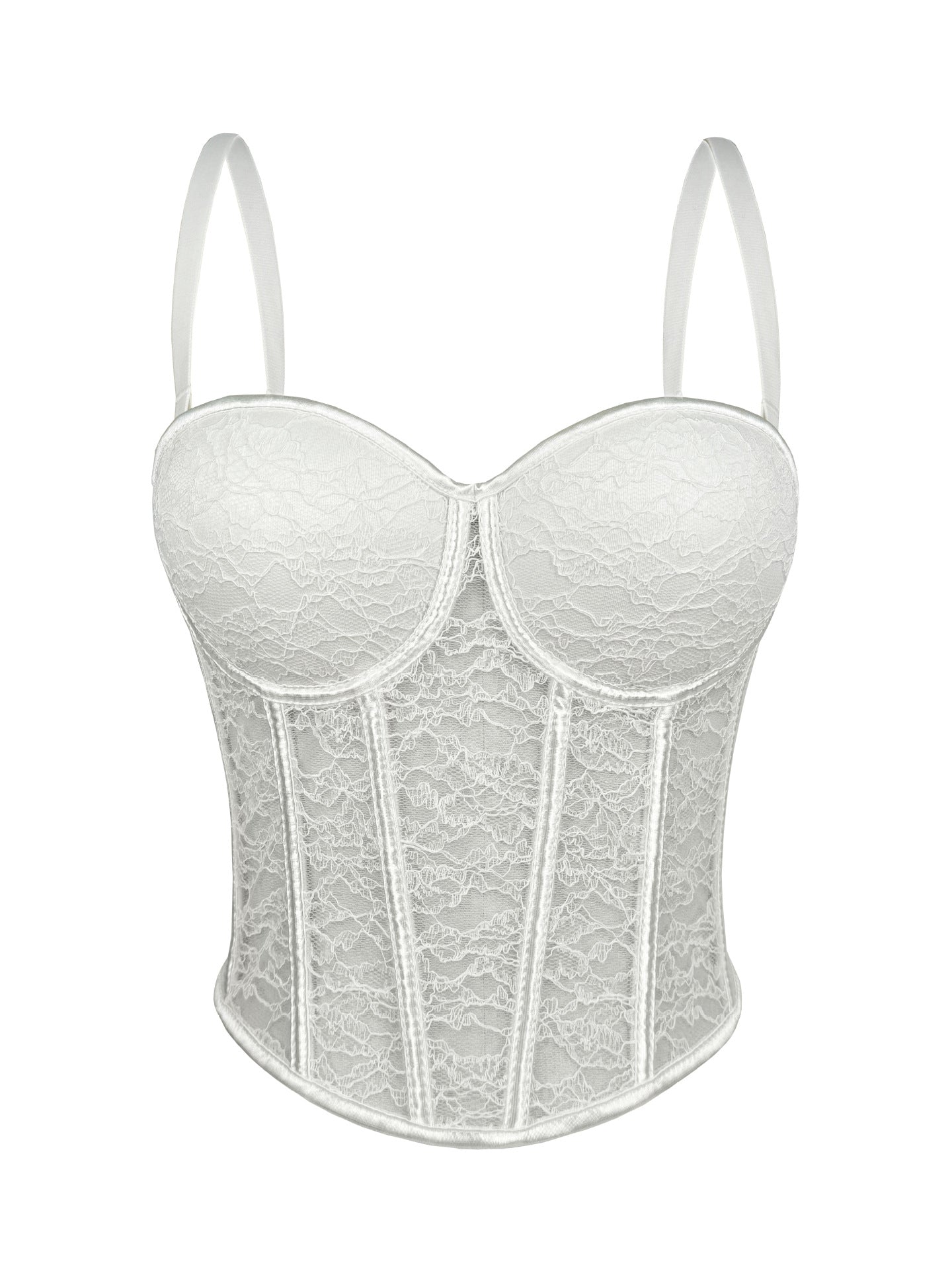 Floral Lace Corset Bustier