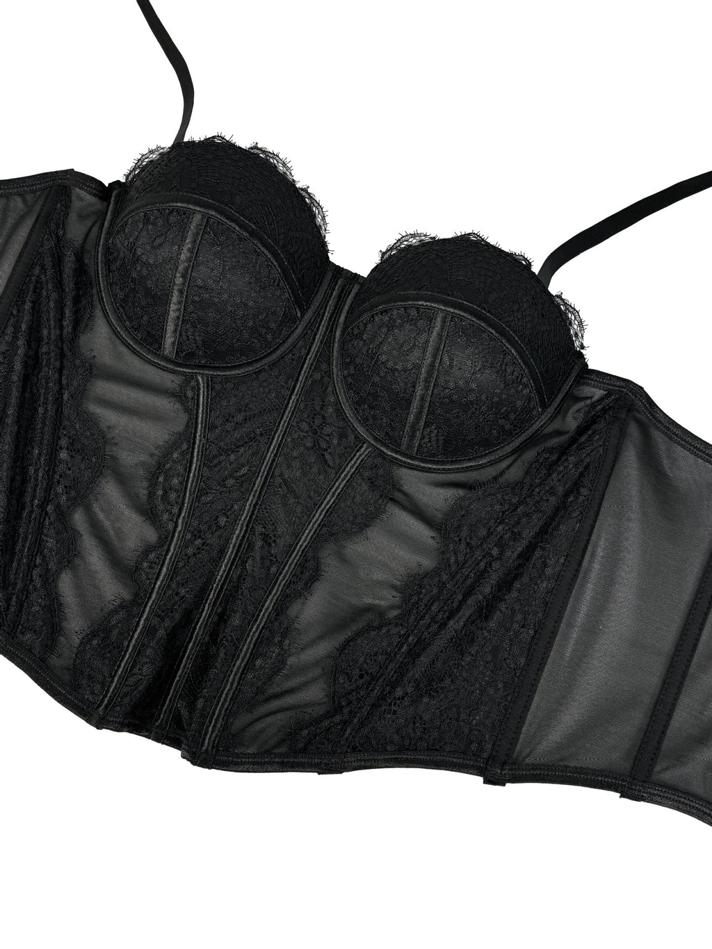 Floral Lace Corset Lingerie Top