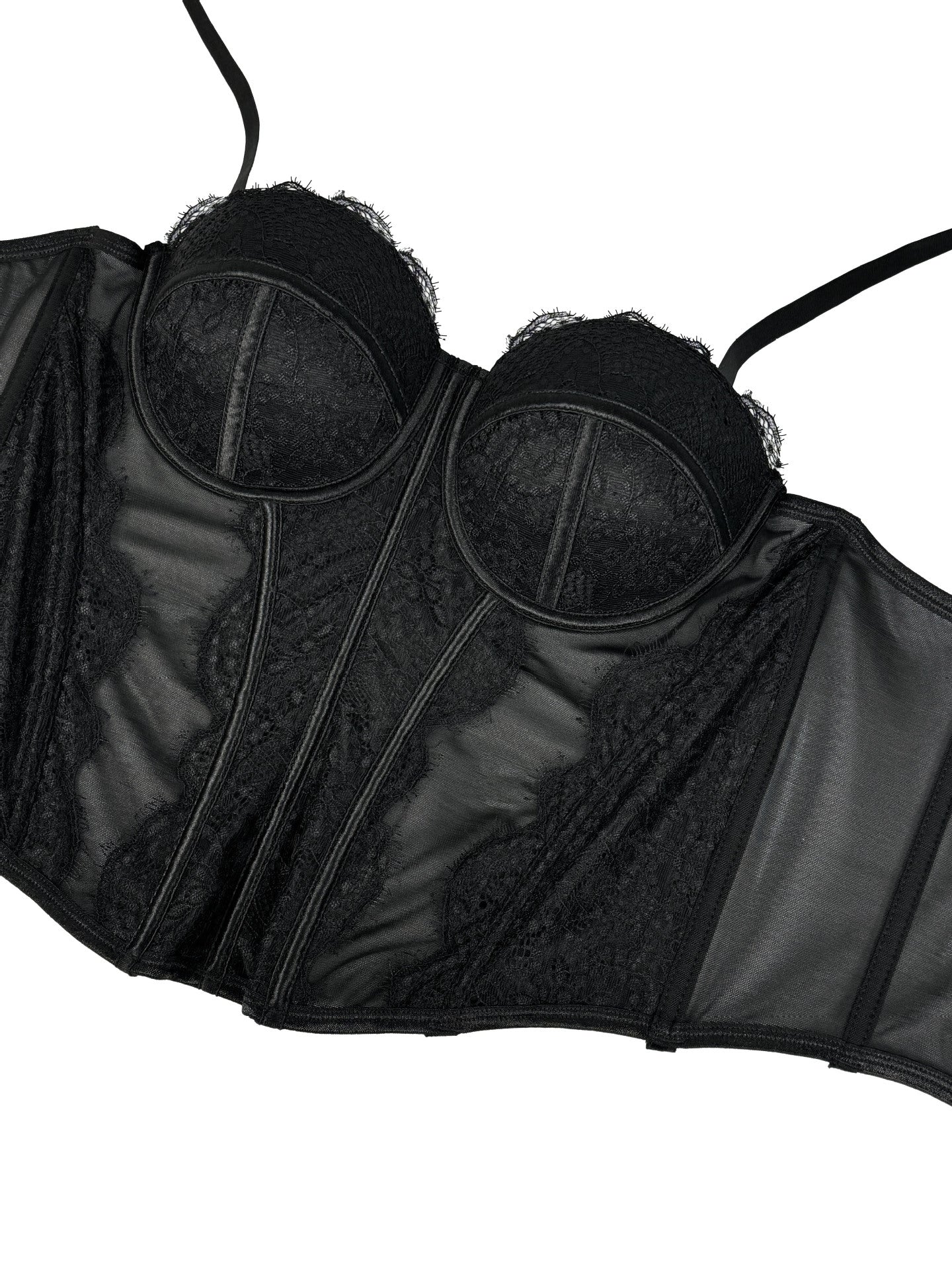 Floral Lace Corset Lingerie Top