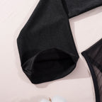 Erotic High-Neck Mesh Teddy to Ignite Your Intimacy