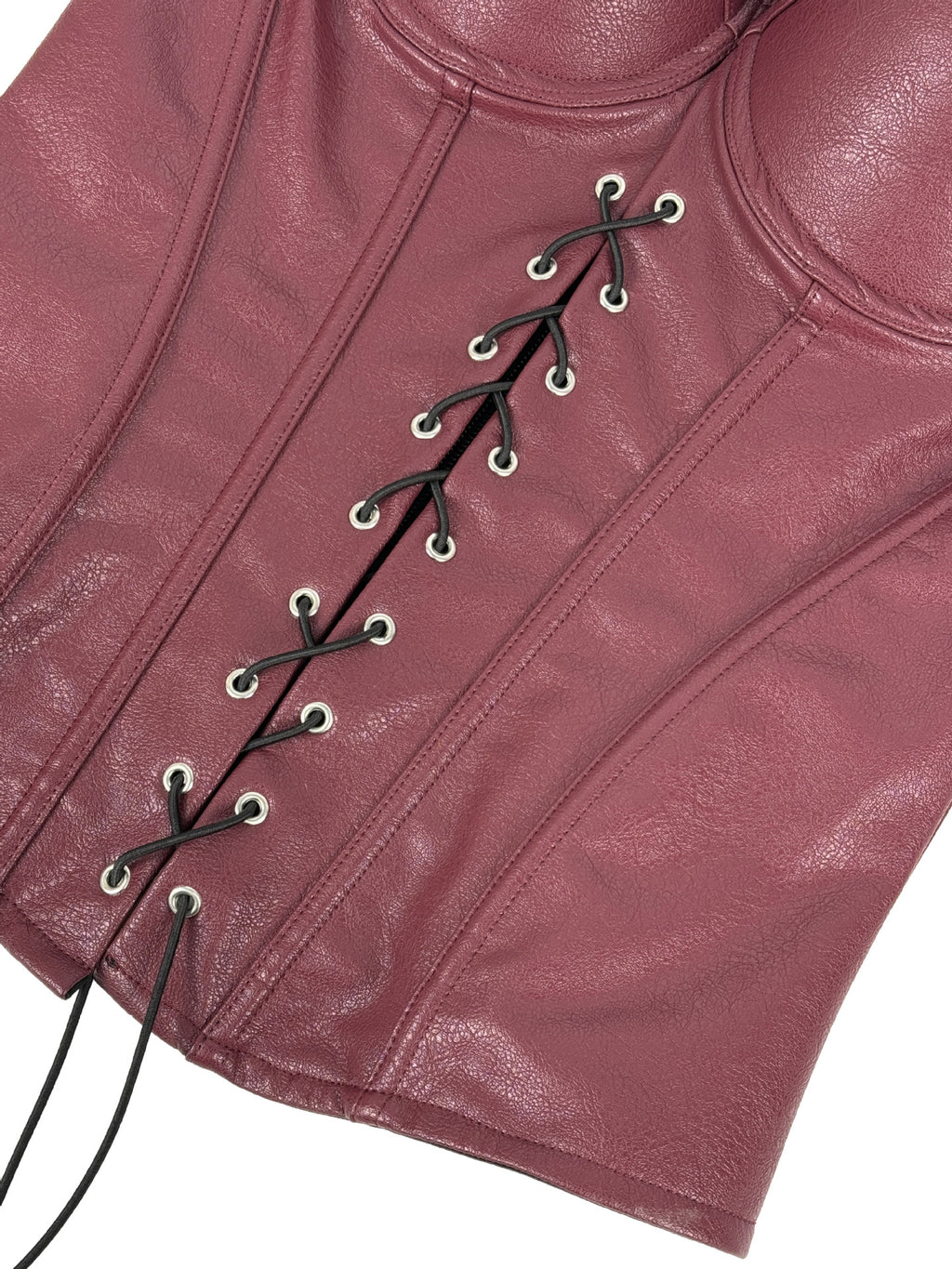 Seductive Gothic-Style Corset Bustier with Adjustable Shoulder Straps