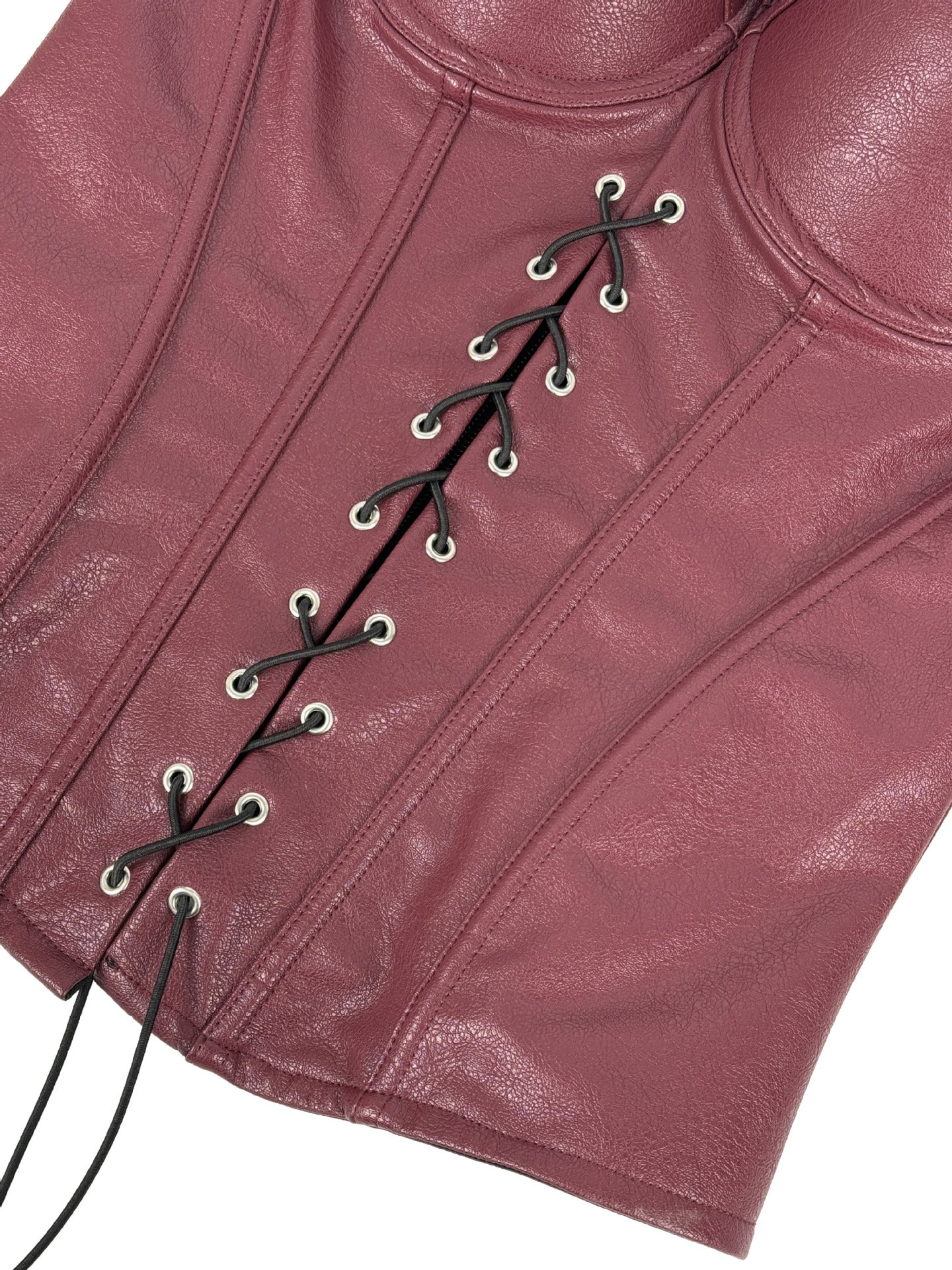 Seductive Gothic-Style Corset Bustier with Adjustable Shoulder Straps