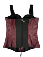 Seductive Gothic-Style Corset Bustier with Adjustable Shoulder Straps