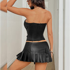 Seductive Floral Lace Bustier Corset