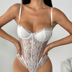 Sexy Lace Camisole Bodysuit
