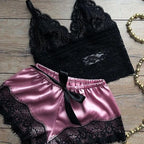 New Lace Lingerie Pajama Set, 2-Piece