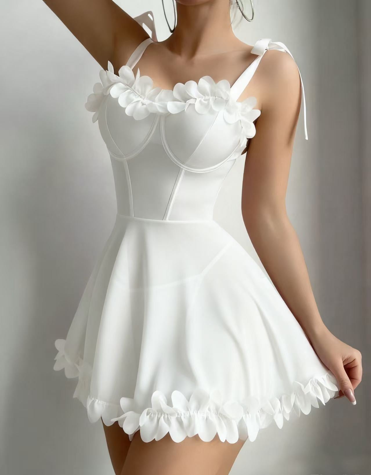 Underwire Sheer Mesh Chemise Nightie