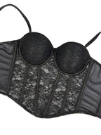 Floral Lace Corset Bustier