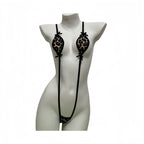 Sexy Cut-Out Tie-Back One-Piece Swimsuit with Bow Detail