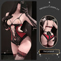 Sexy Open-Crotch Lace Bodysuit