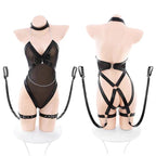 Sexy Fishnet Cutout Suspender Bodystocking Lingerie