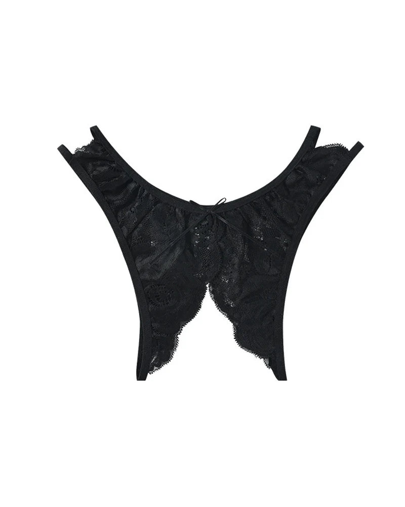 Women's Sexy Lace Open-crotch Panties