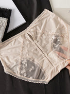 Sexy Seamless Lace Mesh Openwork Panties